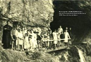 1953 devant le trou du Guiers